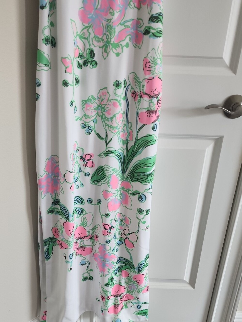 NWT Lilly Pulitzer Melodie Maxi Small Multi Oversized Orchids On The Avenue - Picture 6 of 6